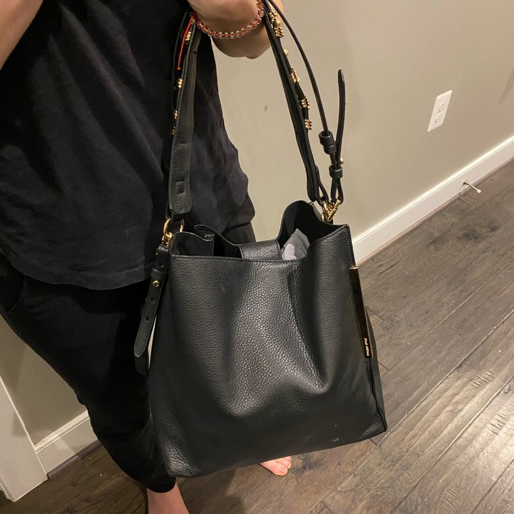 Stuart Weitzman Leather Shoulder Bag